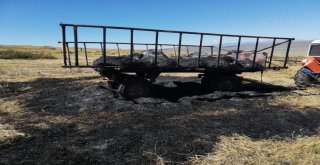 Çıldırda Traktör Kundaklandı