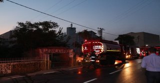 Başakşehirde Çorap Fabrikasında Yangın