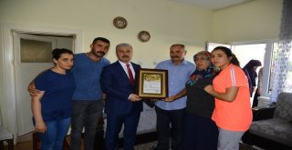 Şehit Süleyman Sevimin Ailesine Şehadet Belgesi Verildi