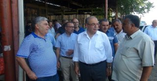 Belediye Başkanı Kutlu Hal Esnafıyla Bir Araya Geldi