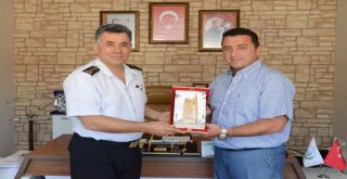 İl Jandarma Komutanı İnceden Başkan Bakıcıya Veda Ziyareti