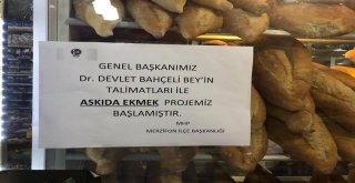 Merzifonlular Bahçelinin Çağrısıyla Askıda Ekmek Projesini Başlattı