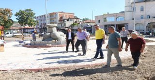 Belediye Başkan Vekili Sezgin, Yeni Yapılan Parkta İncelemelerde Bulundu