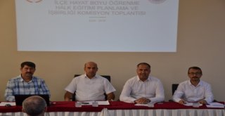 Biga´da, Hayat Boyu Öğrenme Toplantısı Yapıldı